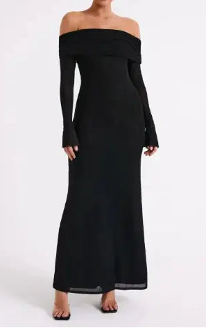 Valentina Luxe Off-Shoulder Dress