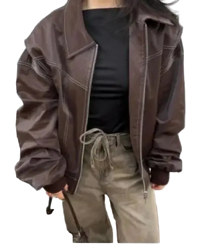 Vintage Chic Leather Jacket