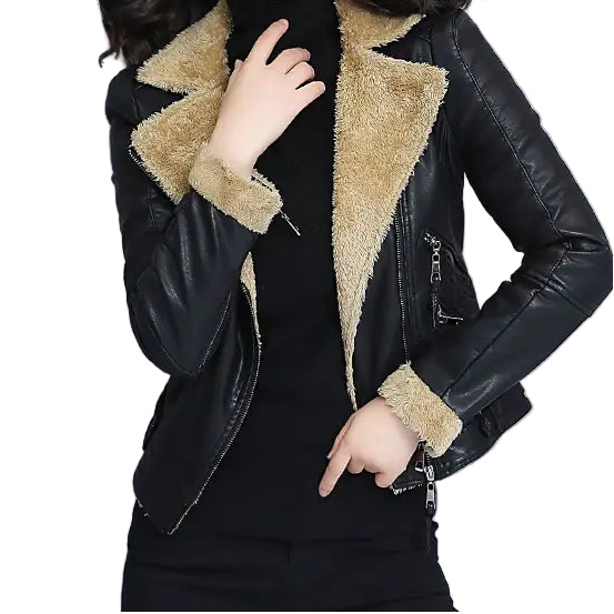 Cozy Retro Leather Jacket