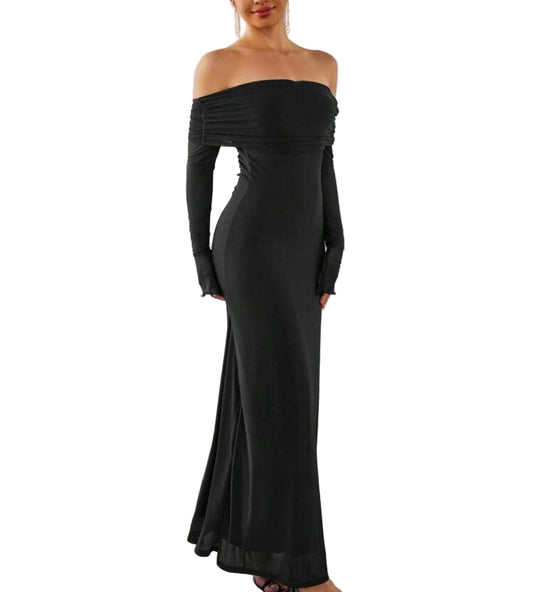 Valentina Luxe Off-Shoulder Dress