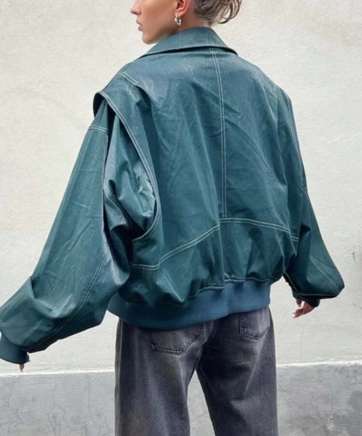 Vintage Chic Leather Jacket