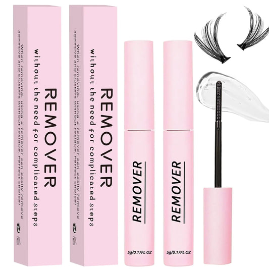 2-Pack Lash Glue Remover – Gentle Eyelash Extension Adhesive Removal for Home Use