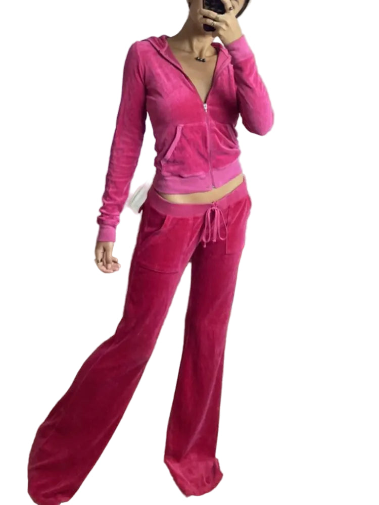 Cozy Velvet Two-Piece Set