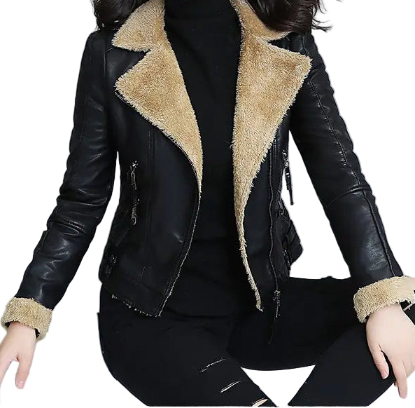 Cozy Retro Leather Jacket