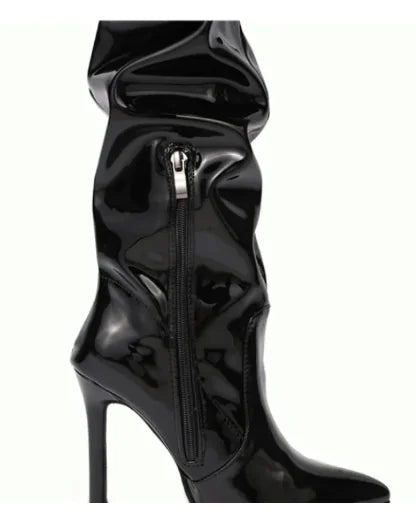 Sleek Zip Stiletto Boots