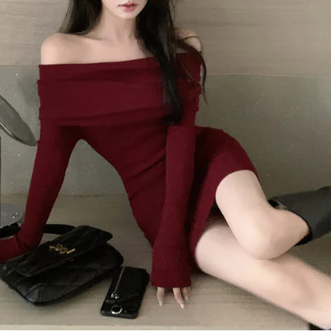 After Dark Off Shoulder Dress