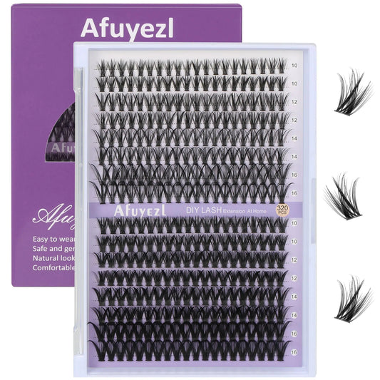 Wispy Faux Mink Mix - 320PC Fluffy Volume Lash Cluster Kit