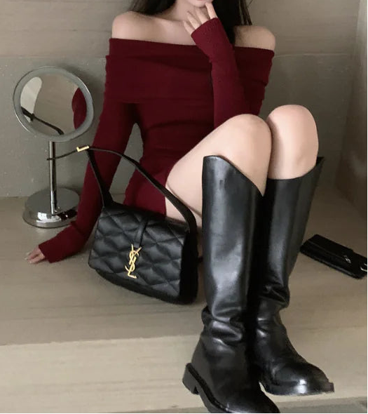 After Dark Off Shoulder Dress